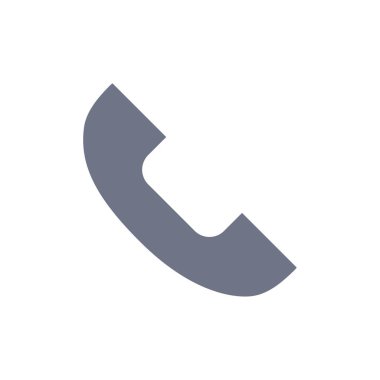 Arama, Telefon, Telefon, Mobil Düz Renk Simgesi. Vektör simgesi yasağı