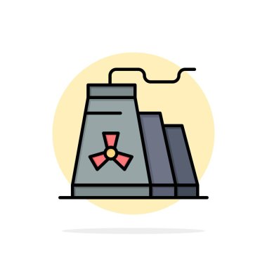 İnşaat, İnşaat, Fabrika, Endüstri Soyut Daire Backgr