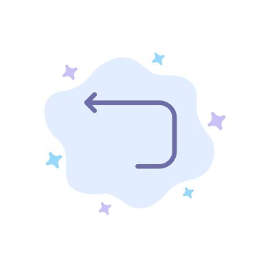 Ok, Döngü, Döngü Oku, Soyut Bulut Backgr'de Arka Mavi Simge