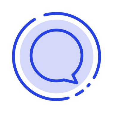 Sohbet, Instagram, Arayüz Mavi Noktalı Çizgi Simgesi