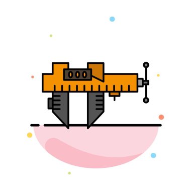 Kaliperler, Ölçü, Mikrometre, Onarım, Ölçek Soyut Düz Renk