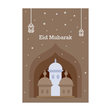 Ramazan Kareem tebrik şablonu. Arapça kaligrafi ve tradito