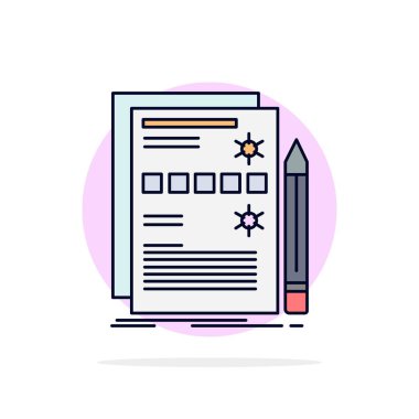 Bileşen, veri, tasarım, donanım, sistem Düz Renk Simge Vektör