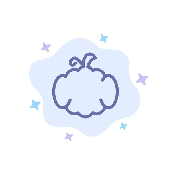 Cucurbit, Halloween, pompoen, Canada blauw pictogram op abstracte Cloud — Stockvector