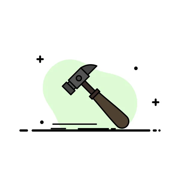 锤子, 建筑, 工具, 强, 木匠业务平林 — 图库矢量图片