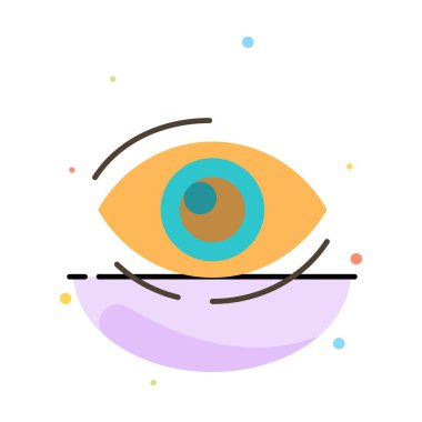 Göz, Bul, Bak, Bak, Ara, Bak, Soyut Düz Rengi Görüntüle 