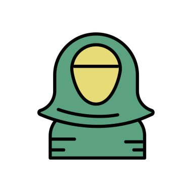 Ramazan simgeleri. Müslüman İslam dua ve ramazan kareem ince çizgi 