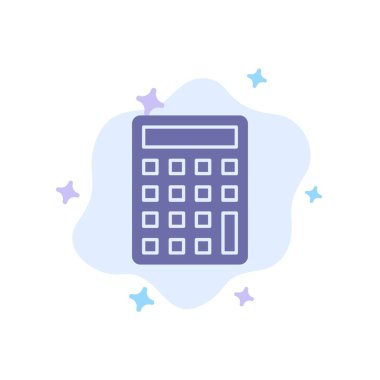 Hesaplama, Hesaplama, Eğitim Mavi Simge Soyut Bulut Bac