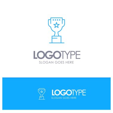 Ödül, Top, Pozisyon, Ödül Mavi anahat Logo ta için yer