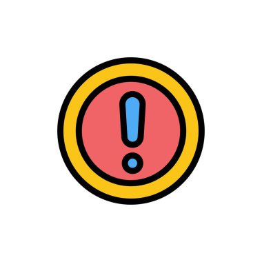 Hakkında, Bilgi, Not, Soru, Destek Düz Renk Simgesi. Vektör ic