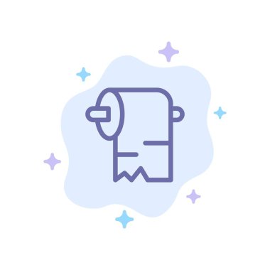 Soyut Bulut Arka Planda Temizlik, Kağıt, Doku Mavisi Simgesi