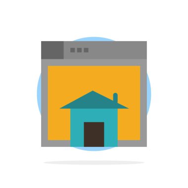 Ana sayfa, Satış, Web, Düzen, Sayfa, Web Sitesi Soyut Daire Backgroun