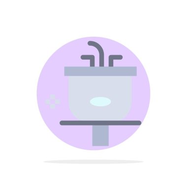 Lavabo, Banyo, Temizlik, Duş, Yıkama Soyut Daire Backgrou