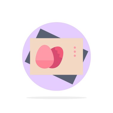 Pass board, Yumurta, Paskalya, Kart Soyut Daire Arka Plan Düz co