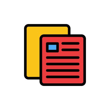 Eğitim, Okul, Test, Okul Düz Renk Simgesi. Vektör simgesi ba