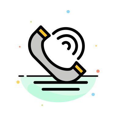Çağrı, Iletişim, telefon, hizmetler soyut düz renk simge te