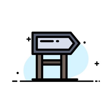 Yön, Pano, Konum, Motivasyon İş Düz Hat Fille