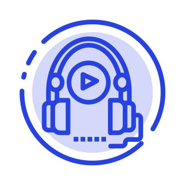 Dil, Kurs, Dil Kursu, Eğitim Mavi Noktalı Çizgi Li