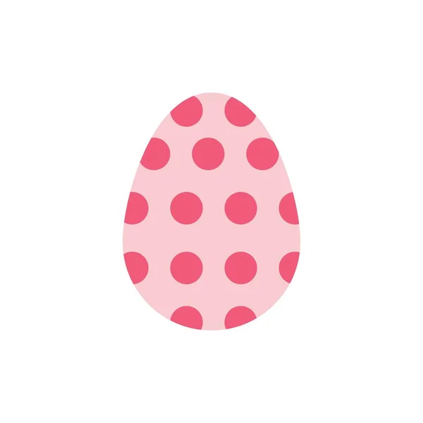 Украшение, Пасха, Пасхальное яйцо, Яйцо плоского цвета икона. Vector ico — стоковый вектор