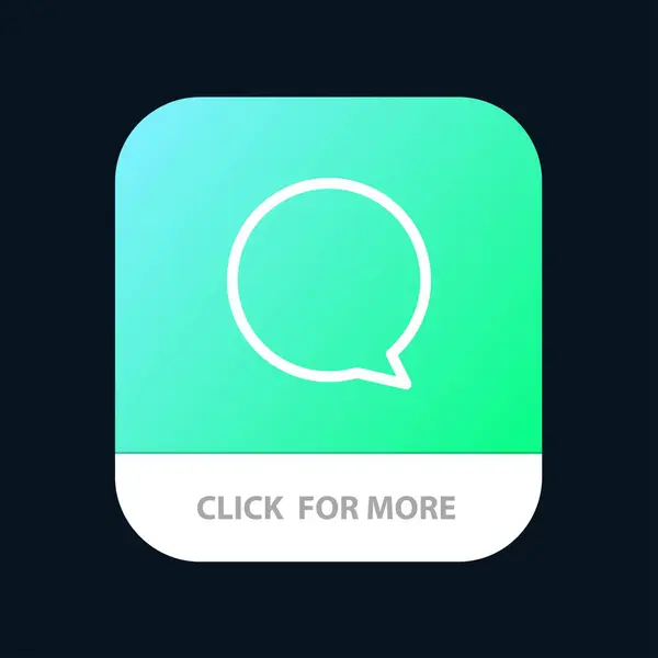 Чат, Instagram, Interface Mobile App Button. Android и IOS Li — стоковый вектор