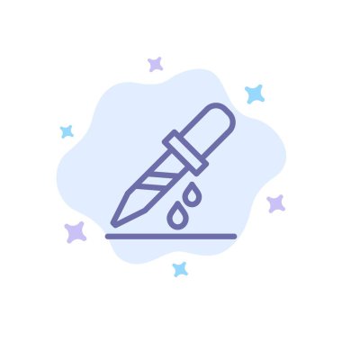 Damla, Damlalık, Tıp, Tıp Mavi Simge Soyut Bulut Bac