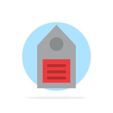 Eko, Ekoloji, Çevre, Etiket, Etiket Soyut Daire Arka Plan