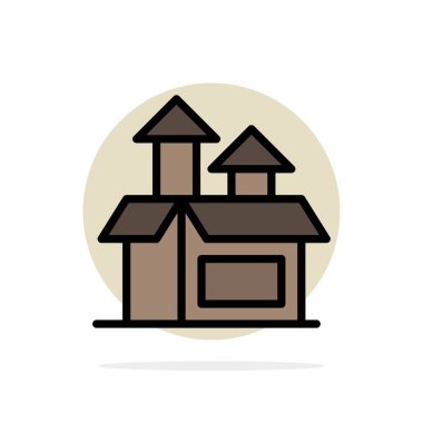 Yönetim, yöntem, performans, ürün soyut daire Backgro