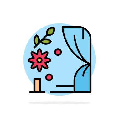 Arch, Aşk, Düğün, Kalp Soyut Daire Arka Plan Düz renk