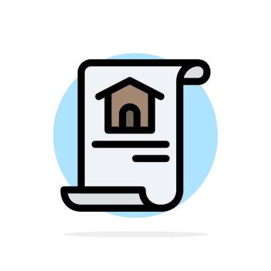 İnşaat, belge, ev, bina soyut daire backgroun