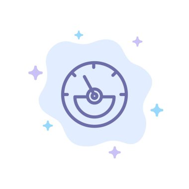 Amper, Amper Metre, Elektrik, Enerji Mavi Simge Soyut C