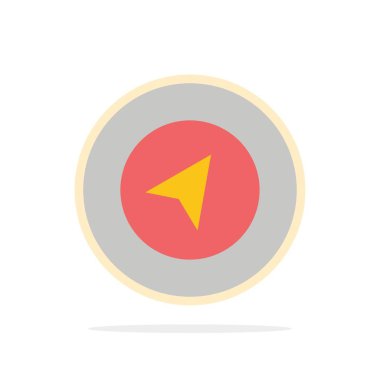 Harita, Navigasyon, Konum Soyut Daire Arka Plan Düz renk 