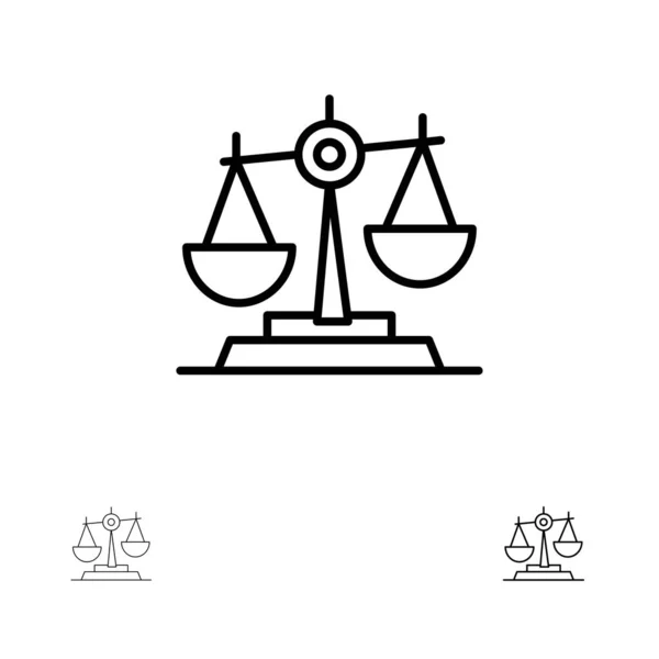 Equilibrio, Corte, Juez, Justicia, Derecho, Jurídico, Escala, Escalas Negrita a — Archivo Imágenes Vectoriales