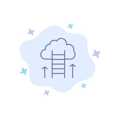 Kariyer Yolu, Kariyer, Rüya, Başarı, Soyut Üzerine Odak Mavi İkon