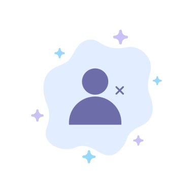 Kişileri Keşfedin, Twitter, Soyut Bulut Backg'de Mavi Simge Yi Ayarlar