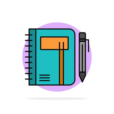 Çalışma Kitabı, İşletme, Not, Not Defteri, Pad, Kalem, Sketch Abstract Cir