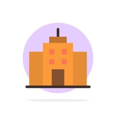 Bina, Kullanıcı, Ofis, Arayüz Soyut Daire Arka Plan Fla