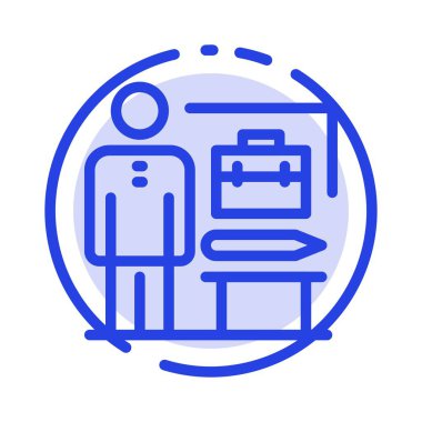 Yetenekler, Başarılı, Başar, İşadamı Mavi Noktalı Çizgi L