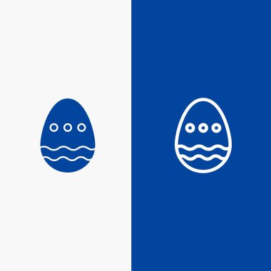 Dekorasyon, Paskalya, Paskalya Yumurtası, Yumurta Hattı ve Glyph Katı simgesi Bl