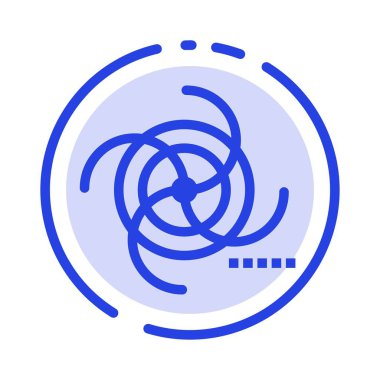 Siyah, Cosmos, Alan, Galaksi, Yerçekimi Mavi Noktalı Çizgi Lin