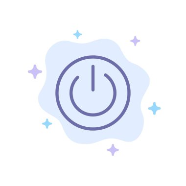 Eko, Ekoloji, Enerji, Çevre, Soyut C'de Güç Mavisi Simgesi