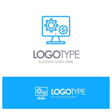 Jeneratör, Monitör, Ekran, Ayar, Dişli, Para Mavi anahat Lo