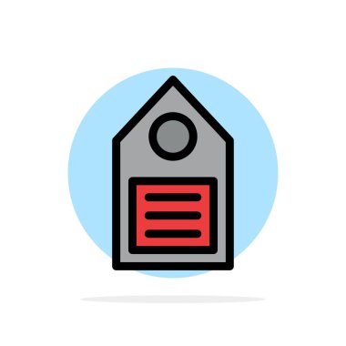 Eko, Ekoloji, Çevre, Etiket, Etiket Soyut Daire Arka Plan