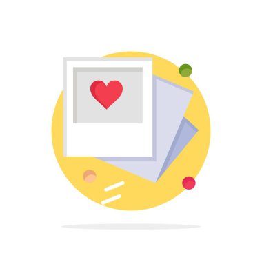 Galeri, Fotoğraf, Aşk, Düğün Soyut Daire Arka Plan Düz co