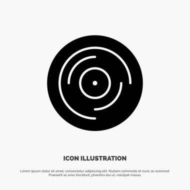 Beat, Dj, Hokkabazlık, Çizilme, Ses katı Glyph Icon vektör