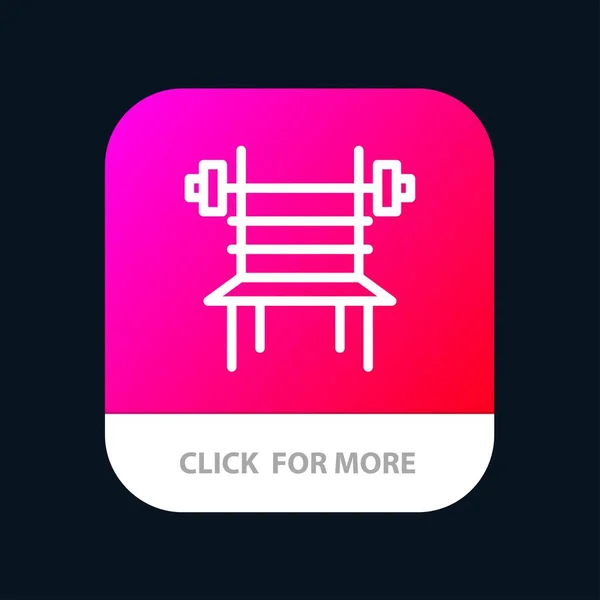 Vyvážení, Dumbbell, fitness, tělocvična, tlačítko pro počítač Mobile App. Andreji — Stockový vektor