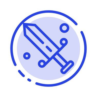 Yarışma, Eskrim, Maske, Olimpik Mavi Noktalı Çizgi Simgesi