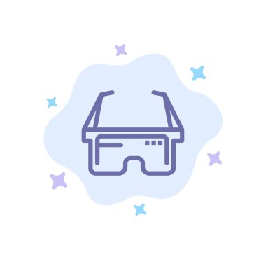 Soyut Bulut Backg Sanal, Gözlük, Tıp, Göz Mavisi Simge