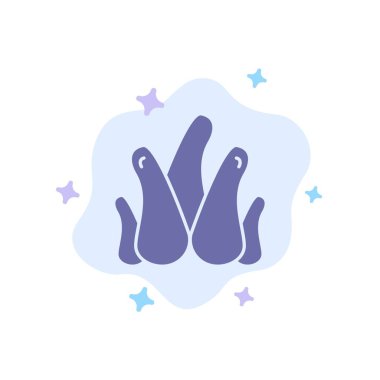 Aloe Plant, Aloe Vera, doğal, succulent bitki mavi simgesi ABS üzerinde