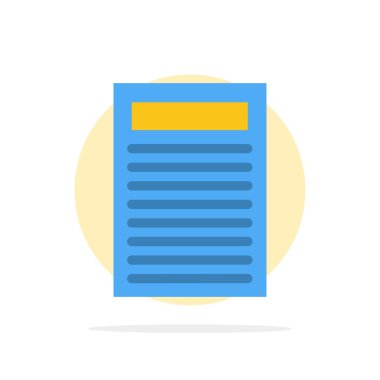 Kitap, Eğitim, Kırmızı Soyut Daire Arka Plan Düz renk Simgesi