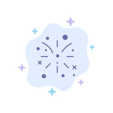 Kanada, Yangın İş, Soyut Bulut Arka Plan Yangın Mavi Simge